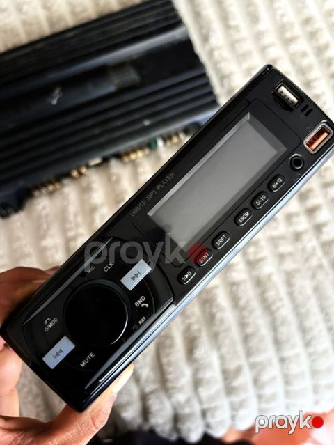 Avtomobil üçün audio dəst: 1DIN Usb/tf MP3 maqnitola + Sony 4-kanallı — Xudat