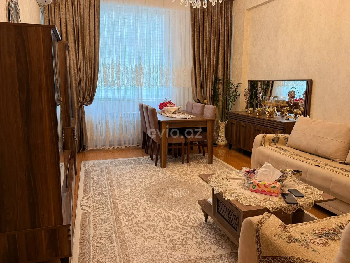 3 otaqlı tam təmirli mənzil satılır Yeni Günəşli qəsəbəsində — Mənzil, Bakı (3)