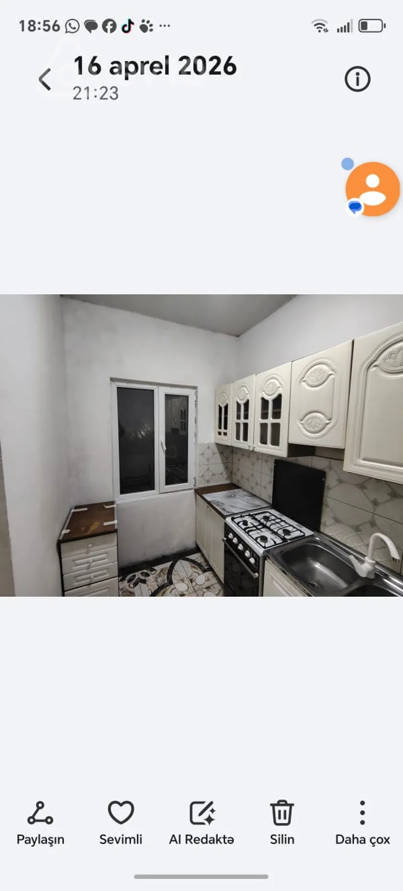 2 otaqlı həyət evi, 41 m², Sulutəpə — kirayə — Ev, villa, Bakı (9)