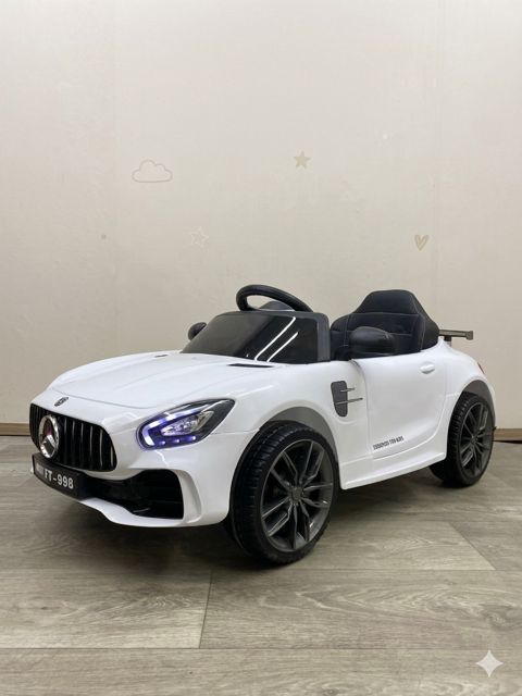 Uşaq elektrik avtomobili Mercedes Benz 998, ağ — Bakı