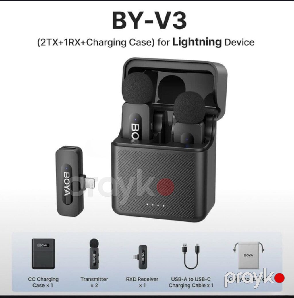 Mikrofon "Boya V30" Boya V30 və V3 yaxa mikrofonları Səs — Mikrafonlar, Bakı (2)