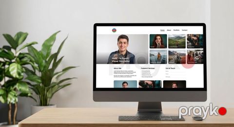 Peşəkar Portfolio saytı hazırlanması — Bakı