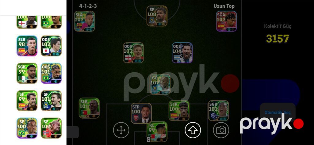 EFootball Mobile hesabı – yüksək reytinqli heyət və taktika paketi — Gampadlər, smartfon üçün triggerləri, Sumqayıt (4)