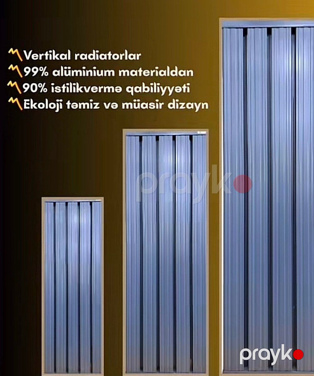 Vertikal radiatorlar — Təmir və inşaat, Bakı (6)