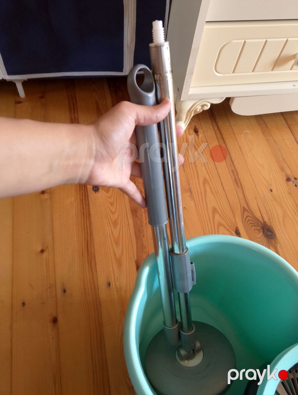 Spin Mop – Başlıqlı Döner Mop dəsti - Model: Spin Mop (Rotating Head — Təmizlik üçün alətlər, Bakı (4)