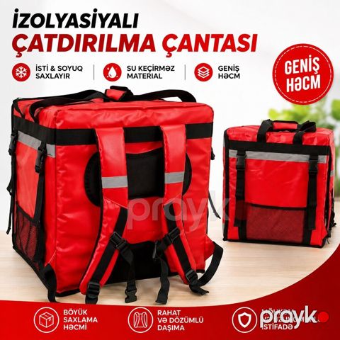 İzolyasiyalı çatdırılma çantası - İsti və soyuğu saxlayan izolyasiya — Bakı