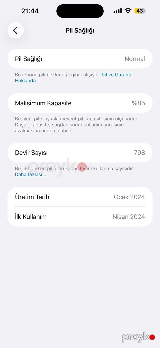 Apple iPhone 15 Pro Max Natural Titanium 256GB/8GB — Smartfonlar, Bakı (4)