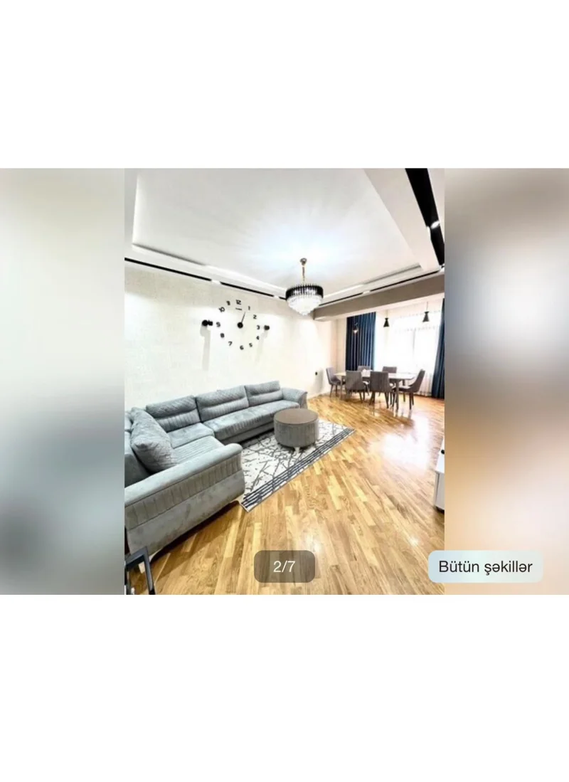 3 otaqlı mənzil, 100 m², Elşən Süleymanov küçəsi — kirayə — Mənzil, Bakı (6)