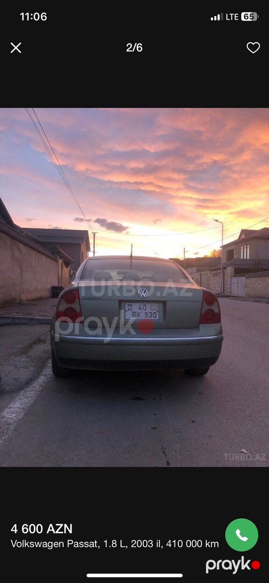 Volkswagen Passat, 2003 il — Avtomobillər, Qusar (7)