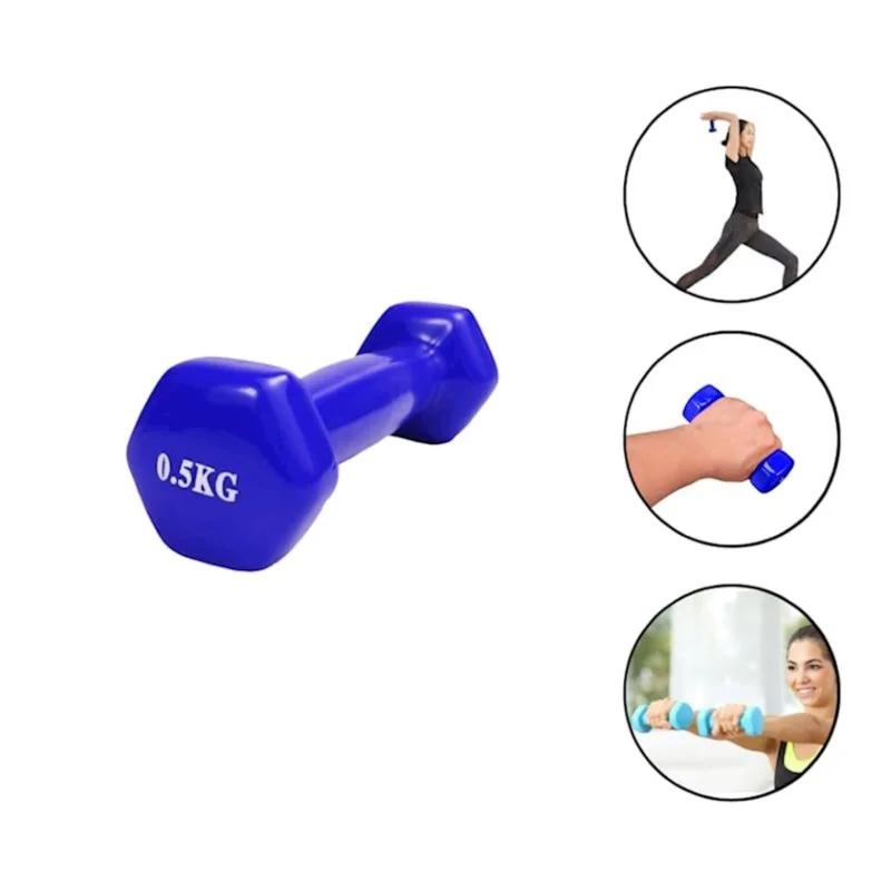 Qantel dəsti WS0015, 2 əd x 0.5 kq, göy — Etrend.az — Fitness və İdman Avadanlıqları