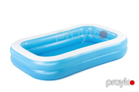 Şişmə hovuz Bestway Blue Rectangular Family 54006, 262х175х51 sm — Bakı
