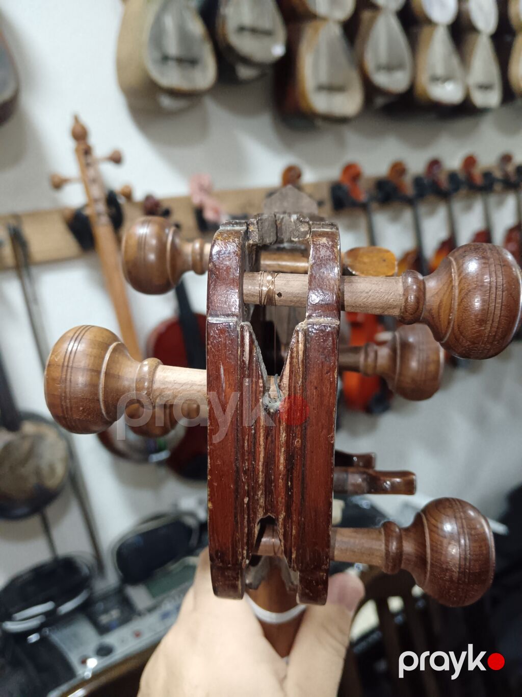 Antikvar Mamas tarı sədəfli orijinal sədəfli bu tarda Azərbaycanda 4 5 — Gitarlar və digər simli alətlər, Digah (3)