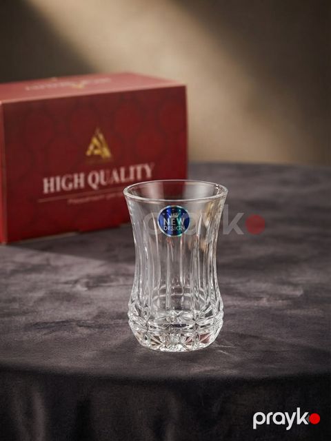 Armudu stəkan dəsti SH16, 90 ml, şüşə, 6 əd — Bakı