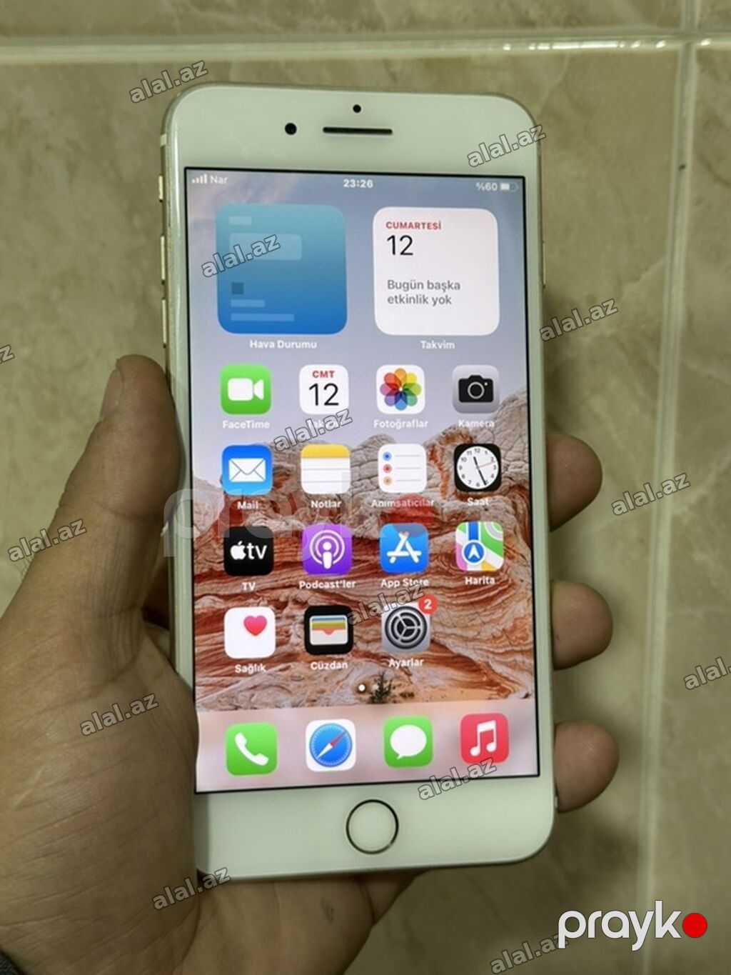IPhone 7 Plus, 32 GB, Ağ, Barmaq izi — Elektronika, Bakı (2)