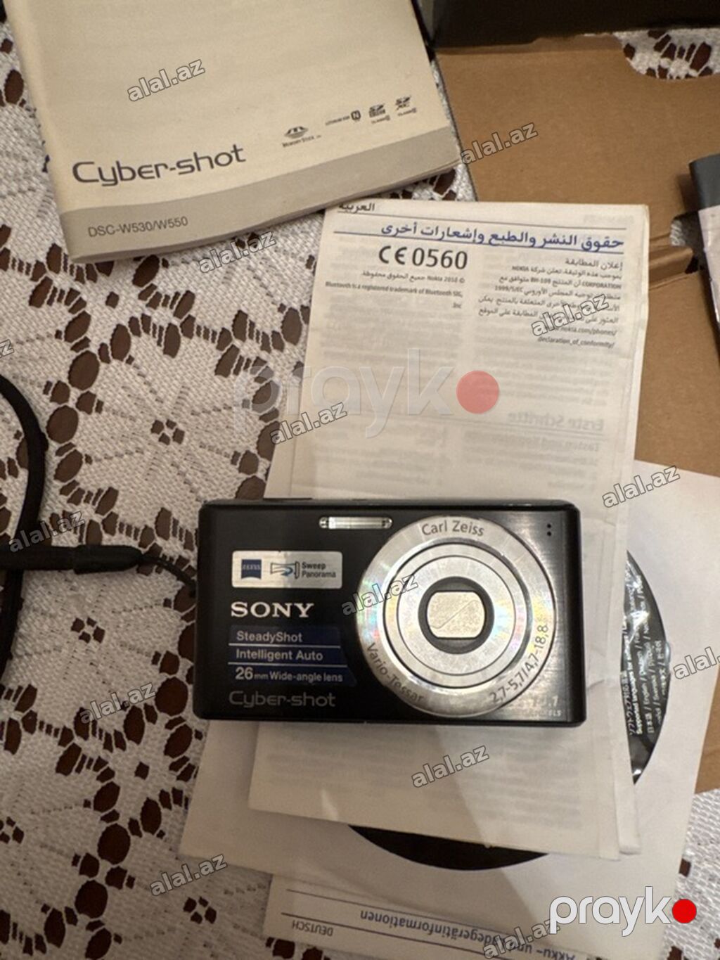 Sony Cyber-shot DSC-W530 fotoaparat - 14.1 MP həlli - 4x optik zum — Elektronika, Bakı (3)