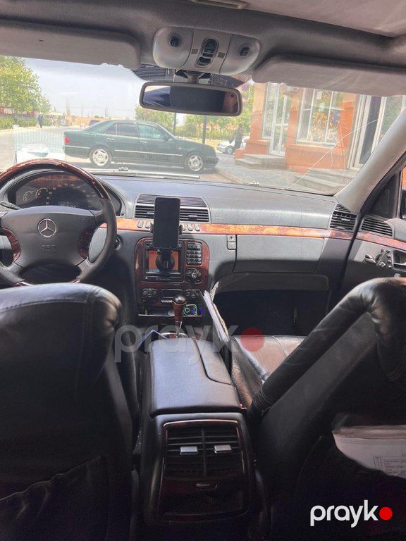 Mercedes S 320, 3.2 L, 2001 il, 350 000 km — Avtomobillər, Bakı (7)