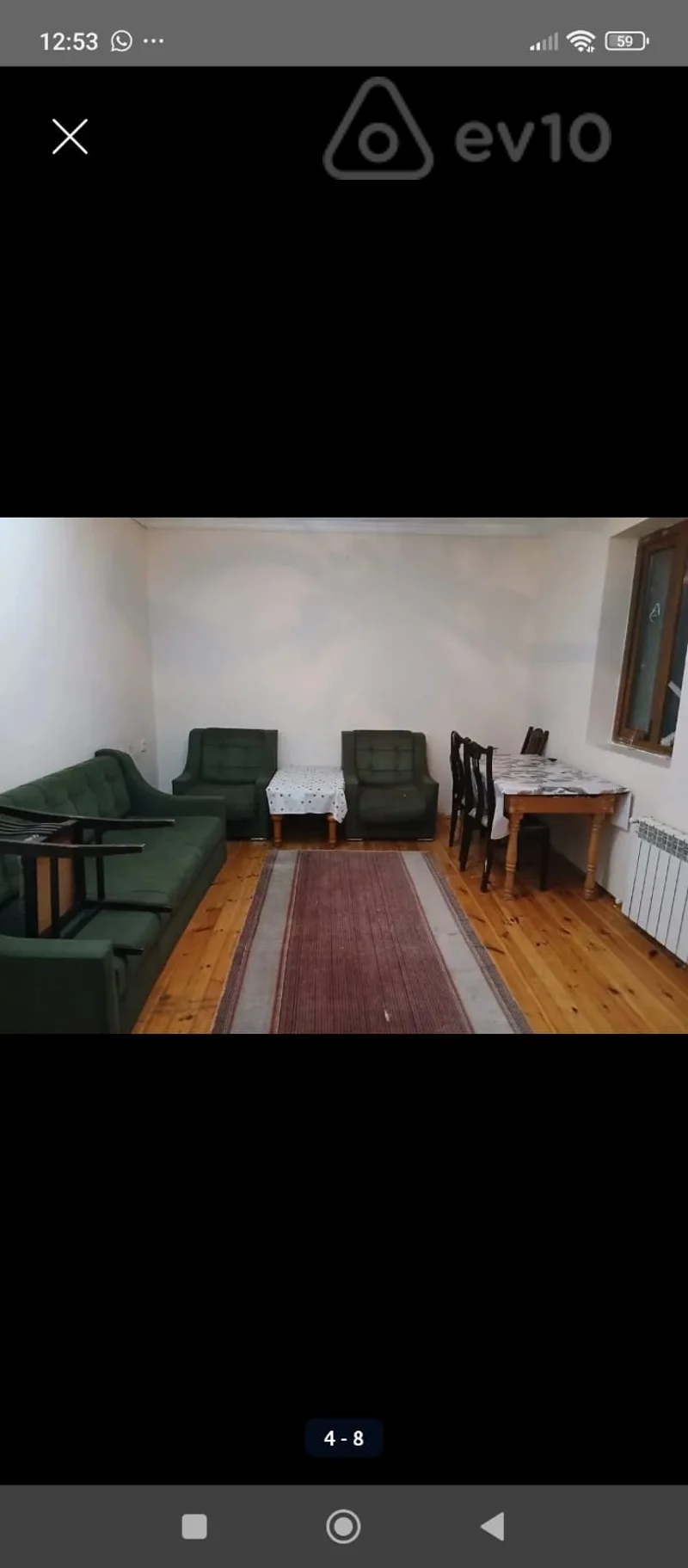 2 otaqlı həyət evi, 56 m², Mehdiabad — kirayə — Ev, villa, Bakı (3)