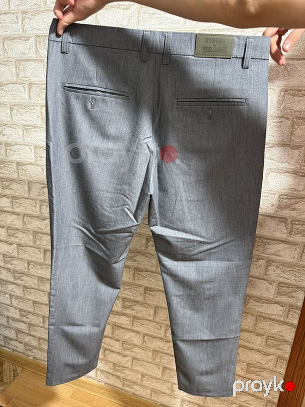 Kişi şalvarları – 2 model 1) Tünd boz/qaraya çalan jeans — Şalvar, Sumqayıt (6)