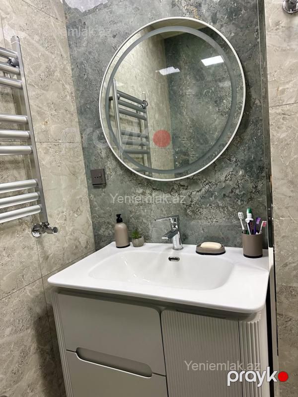 Satılır 3 otaqlı Bina evi menzil (Yeni tikili), 80 m², Nizami rayonu — Mənzil, Bakı (9)