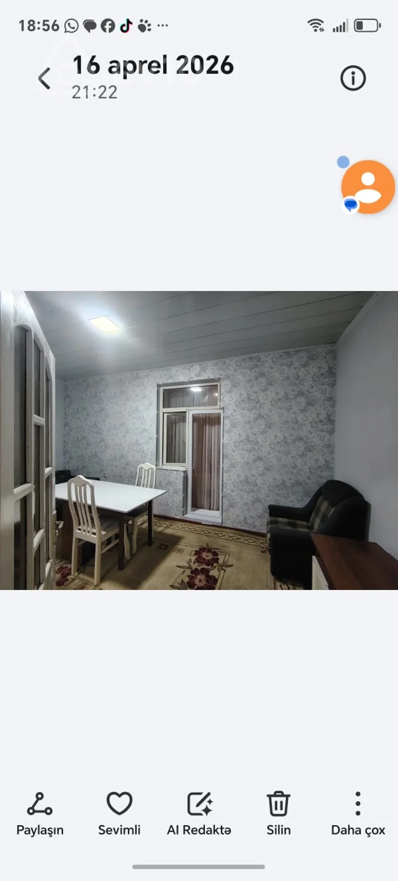 2 otaqlı həyət evi, 41 m², Sulutəpə — kirayə — Ev, villa, Bakı (8)