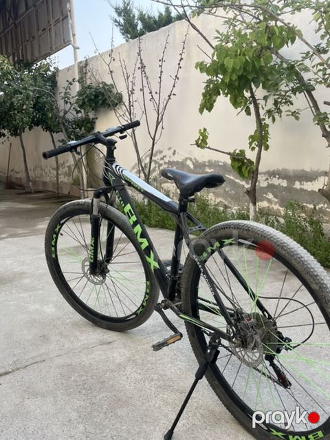BMX dağ velosipedi - Çərçivə: yüngül alaşımlı, 27.5” ölçülü təkərlər — Ağdaş