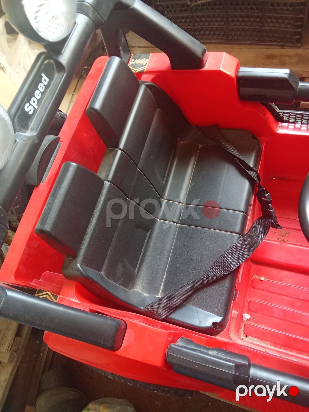 Uşaq elektrik maşını – off-road üslubunda, qırmızı korpus tam ideal — Uşaq avtomobilləri, Mehdiabad (2)