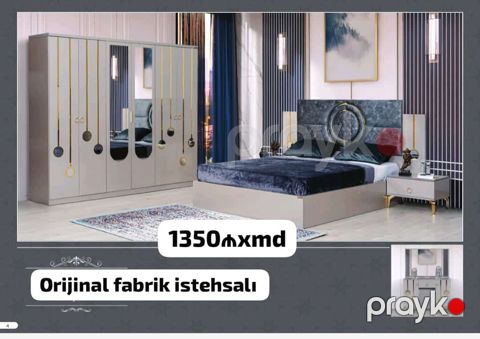 Yataq otağı dəsti – orijinal fabrik istehsalı Dəst tərkibi: - Geniş 6 — Digah