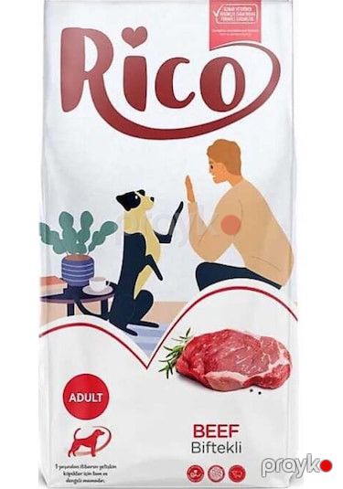 Rico Biftek Ətli 15 kq Yetkin İtlər üçün Quru Yem ARZ-YEM-M011 — Bakı