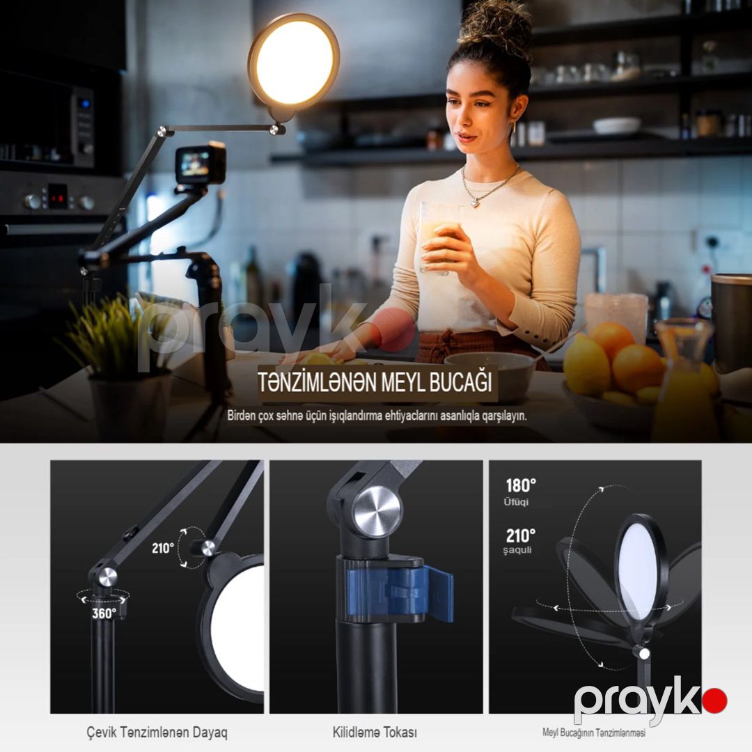 Masaüstü selfie işığı Neewer R18 18W — Foto və video texnikası, Bakı (5)