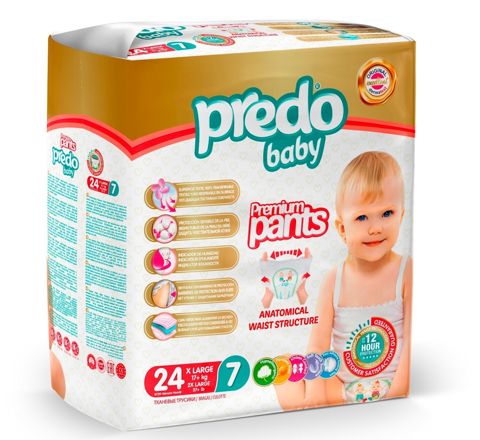 Uşaq bezi-tuman Predo Baby №7 17+ kq 24 əd — Bakı