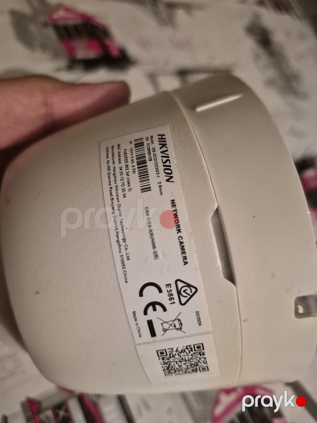 Hikvision 2MP IP Kamera (DS-2CD1323G2-I) – PoE — Ağıllı ev və təhlükəsizlik, Bakı (2)