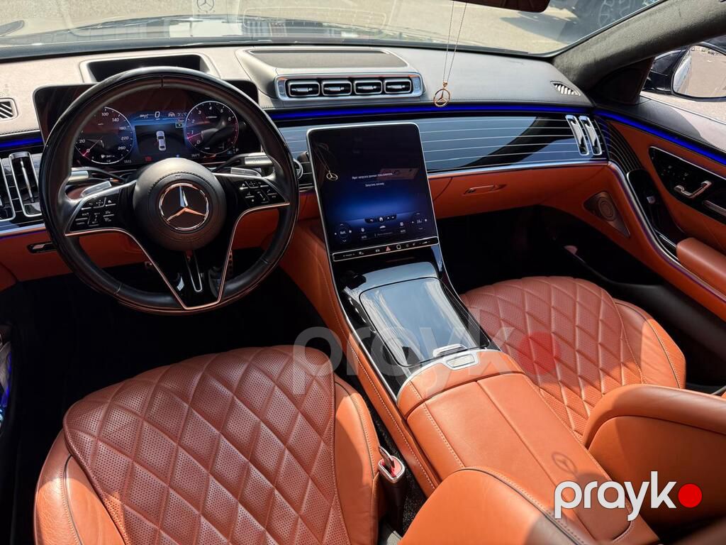 Mercedes S 500 4MATIC, 3.0 L, 2022 il, 39 000 km — Avtomobillər, Bakı (12)