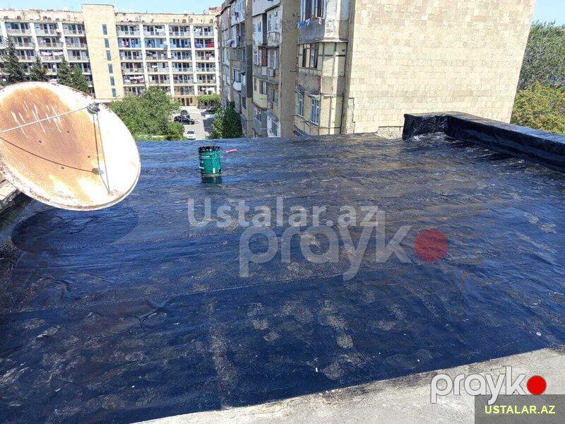 Tol işlərinin zemantle gorulmesi — Dam və örtüklər, Bakı (3)