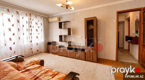 Yasamal rayonunda 2 otaqlı Köhnə tikili Kirayə verilir, 50 m² — Bakı