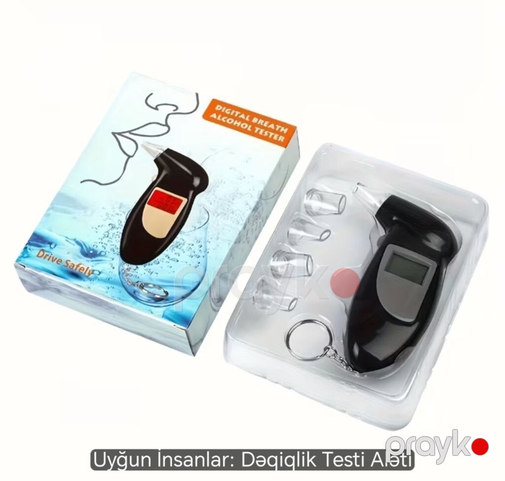 Portativ Alkoqol Testeri (Breathalyzer) - Rəqəmsal LCD ekran — Digər, Bakı (6)