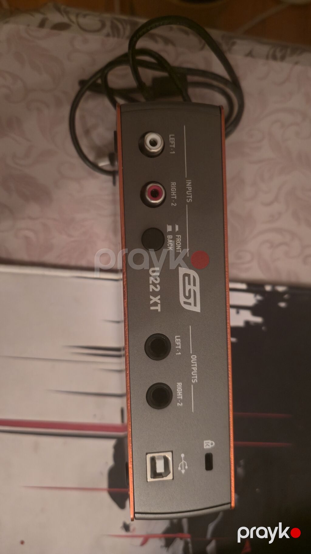 ESI U22 XT USB audio interfeys Salam köçdüyüm üçün cox — Studiya və konsert üçün, Xırdalan (4)