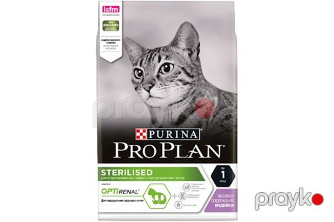 Quru yem Pro Plan Sterilised axtalanmış və sterilləşdirilmiş pişiklər üçün hindquşu ilə 400 q — Bakı