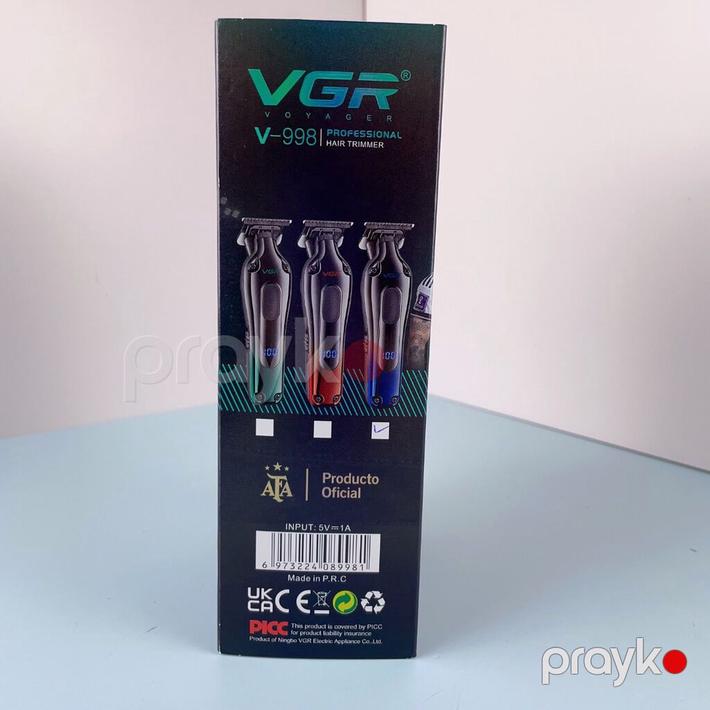 Trimmer VGR 918 - 1200mAh / 180 Dəqiqə / 2 Sürət - 6500RPM — Saç kəsmə maşınları, Bakı (8)
