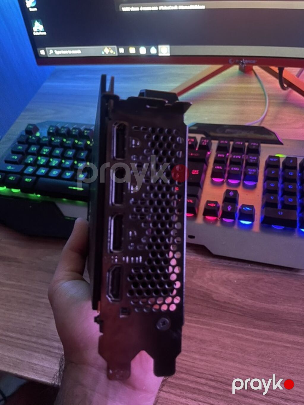 Videokart MSI GeForce RTX 3060 Ti, 8 GB, İşlənmiş — Qrafik kartlar, Bakı (3)