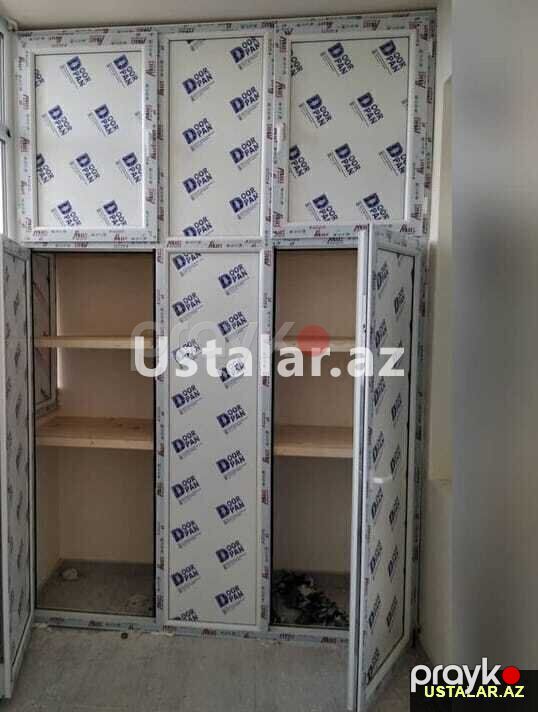 Plastik qapı və pəncərə sifarişi — Pəncərələr, qapılar, balkonlar, Bakı (5)