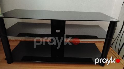 İşlənmiş, Düz TV altlığı, Polkalı, Şüşəli — Bakı