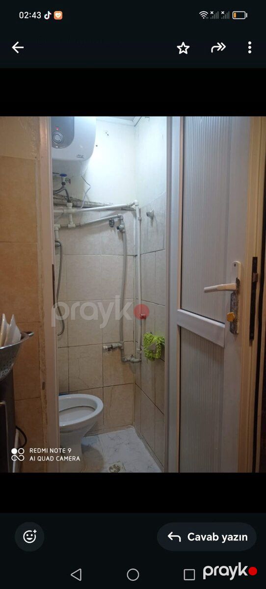 1-otaqlı mənzil kirayə verilir, Qaçaq Nəbi küç., 50 m² — Mənzil, Bakı (5)