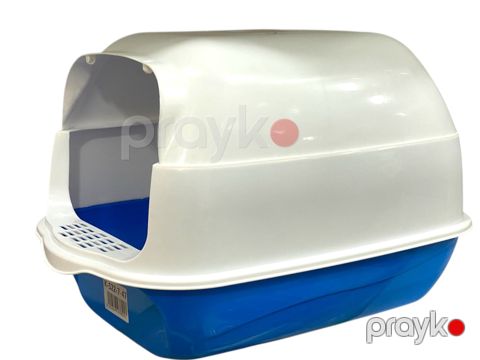 Pişiklər üçün tualet-evcik K-522-7-47 göy — Bakı