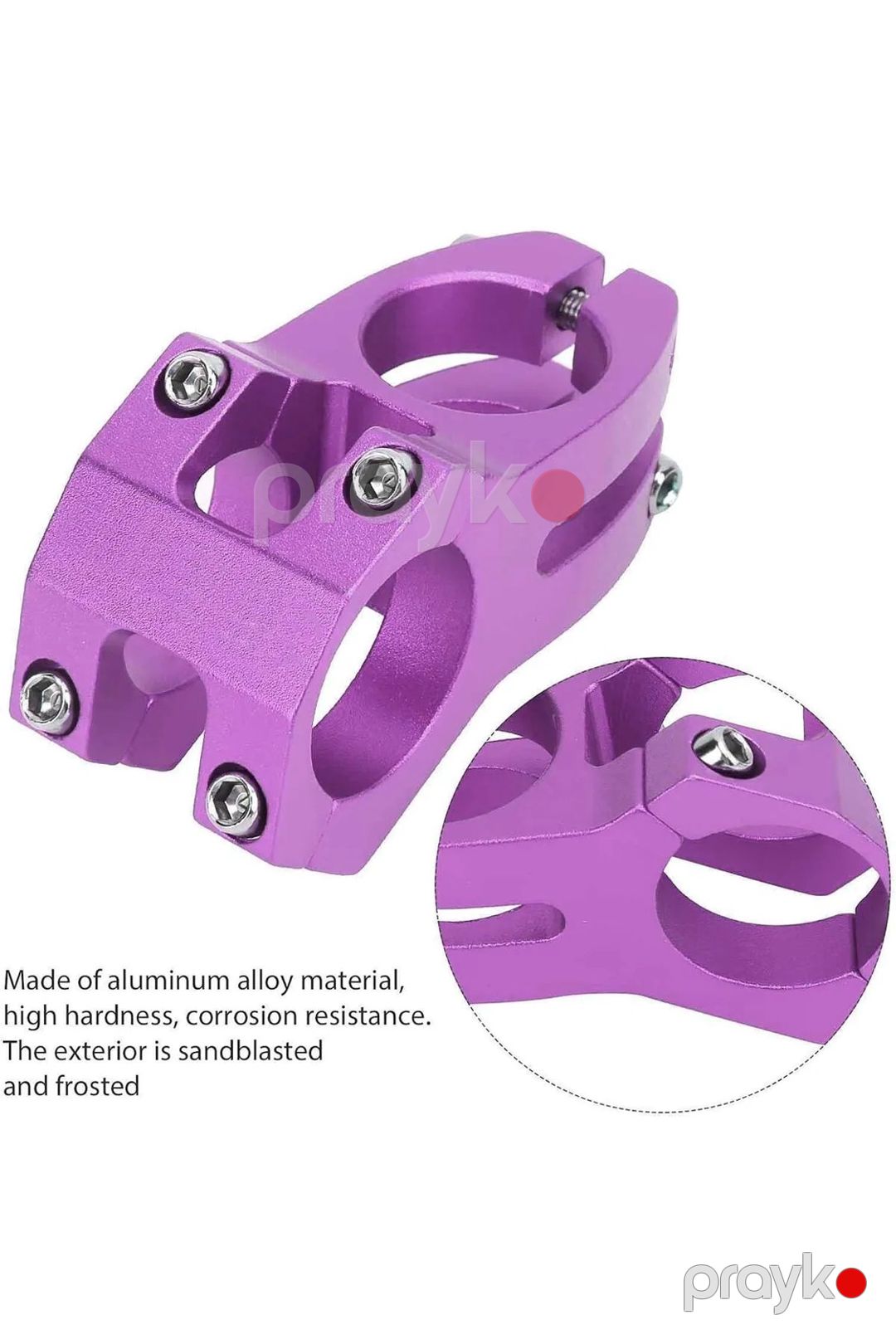 Sükan üçün çıxarma Lunje, alüminium, 31.8 mm, bənövşəyi — Mallar, Bakı (3)