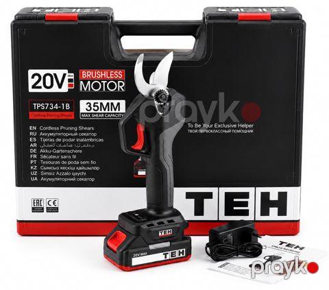 Bağban qayçısı TEH TP734-1B, universal, polad, 30 sm