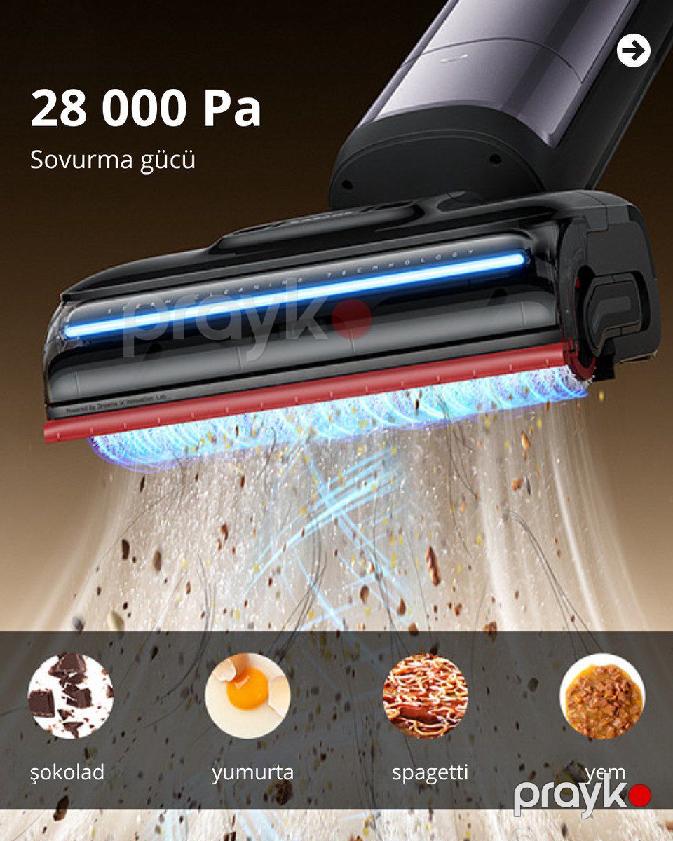 Vacuum Cleaner Dreame H16 Pro Steam Wet and Dry Vacuum (HHR48F) EU — Ev texnikası, Bakı (4)