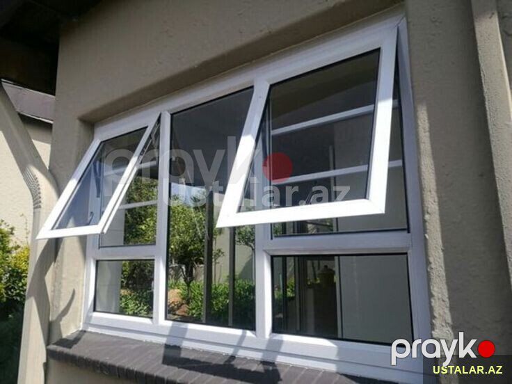 Plastik Qapi pəncərə cam balkon ustasi — Pəncərələr, qapılar, balkonlar, Bakı (6)