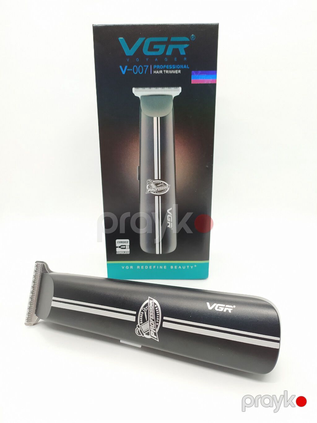 Trimmer VGR 007 - 600mAh / 120 Dəqiqə / 1 Sürət / Cord/Cordles / Typc — Saç kəsmə maşınları, Bakı (10)