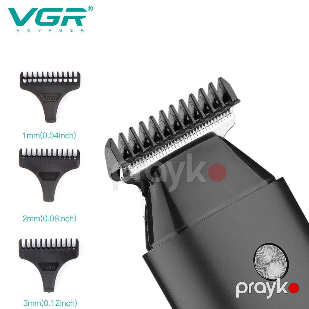 Mini Trimmer VGR 932 - 6000 RPM / 600mAh / 120 Dəqiqə / Cord/Cordles — Saç kəsmə maşınları, Bakı (9)