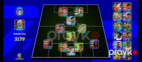 EFootball komandası hesabı/squad satılır. Xüsusiyyətlər: - Oyun — Horadiz